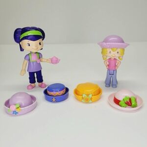 Lot Of Vintage Strawberry Shortcake McDonalds Happy Meal Toys Figures Hats 2002